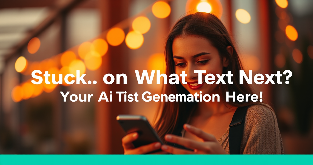 Stuck on What to Text Next? Your AI Text Generator is Here! | Rizzmind